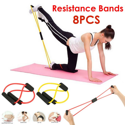 

158pcsSet Fitness Yoga Exercise Stretched Bands Elastic Training Pull Rope Abdominal Muscle Resistance Bands Exerciser Workout