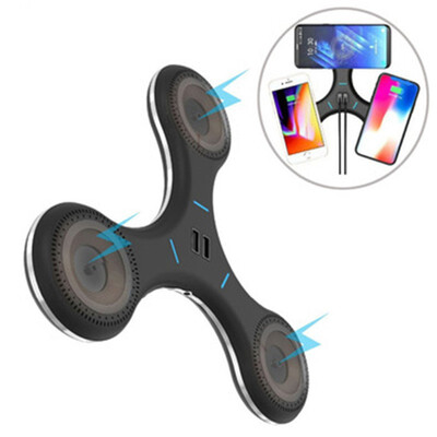 

10W Fast Wireless Charger Qi 3 in 1 Wireless Charging Pad for iPhone XR XS 8 Sumsung S9 S8 S7 fidget spinner