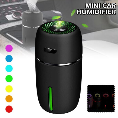 

Portable Mini USB Humidifier Car Air Purifier Aroma Diffuser with 7 LED Warm Lights Small Humidifier