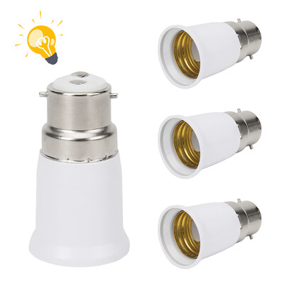 

4pcs B22 Bayonet Cap BC to E27 Edison ES Light Bulb Converter Adaptor Fitting