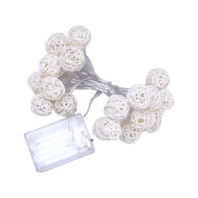 

UpperX 25M Rattan Ball LED String Light Fairy Light Holiday Light For Party Wedding Decoration Christmas Lights Garland