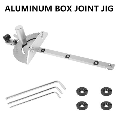 

Aluminum Box Gasket Jig Fit for Miter Gauge Woodworking Tool Router Table Saw DIY Wood Jig