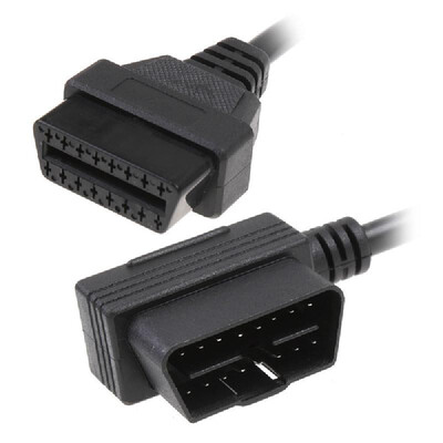 

16Pin OBDII OBD 100cm Male to Female Extension Cable Diagnostic Extender NG M31N