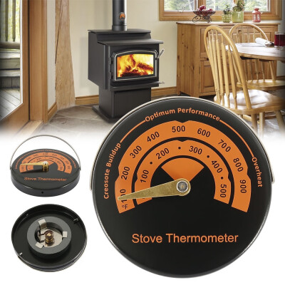 

Winter Stove Thermometer Solid Fuel Temperature Gauge for Wood Burner Fireplace Barbecue BBQ