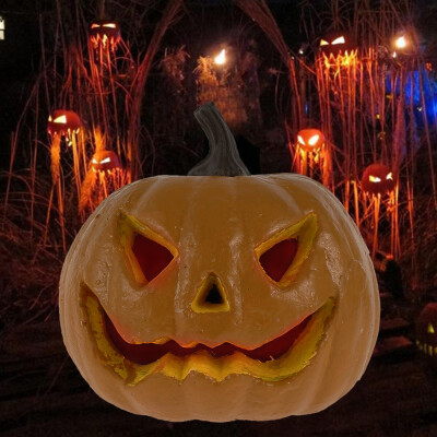 

Willstar Halloween Props LED Light Up Pumpkin Hanging Decoration Scary Party Night Lights