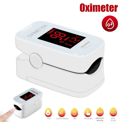 

Digital LED Display Fingertip Pulse Oximeter Blood Oxygen Sensor Saturation SPO2 Monitor Measurement