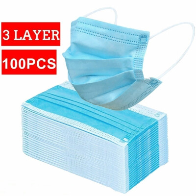 

50100Pcs 3-Ply Disposable Masks Face Mask Mouth Masks