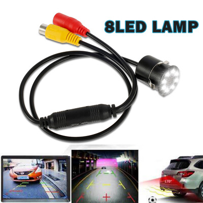 

Willstar 1Set Car Reversing Rear View IR Camera Parking Backup Night Vision 8LED Waterproof