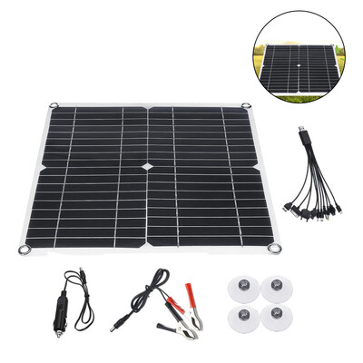 

Willstar 60W Solar Panel 60 Watt Module Monocrystalline 18V Camping RV Marine