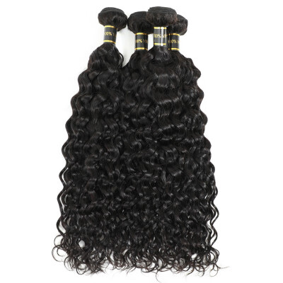 

Amazing Star Human Hair Water Wave Bundles Hair Brazilian Virgin Hair Curly Wave Bundles Hair Wet&Wavy