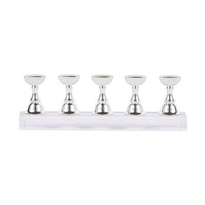 

Nail Display Stand Tip Magnetic Holder Practice Stand DIY Manicure Tool Salon Magnetic Showing Shelf Practice Nail Tools Kit