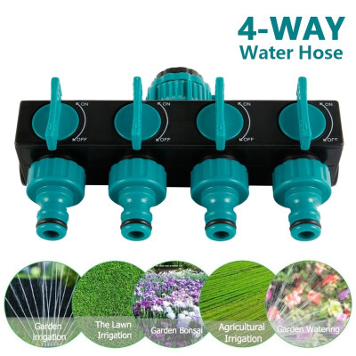 

12 "Hose Splitters Irrigation Adapter 4-way Water Hose Connectors European standard internal thread Tap Connectors 1Pc