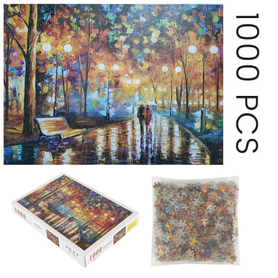 

1000 Pieces Adult Kids Games Jigsaw Puzzles Landscape Picture Wooden Puzzle DIY Assembling Educational Toys