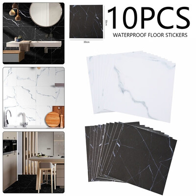 

10Pcs Wall Sticker Marble Pattern Thickened Wear-resistant