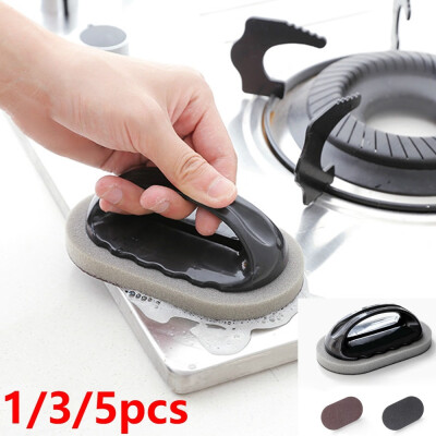 

135pcs Emery Sponge Brush Eraser Scrub Handle Grip Sink Pot Bowl Kitchen Cleaning Tool