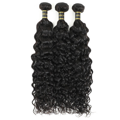 

Amazing Star Human Hair Water Wave Hair Bundles Brazilian Virgin Hair Water Wave 3 Bundles Human Hair Weave Soft&Bouncy