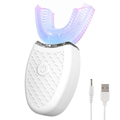 

Ultrasonic Automatic Toothbrush 360° Electric Sonic Teeth Whitening Kit With LED Light