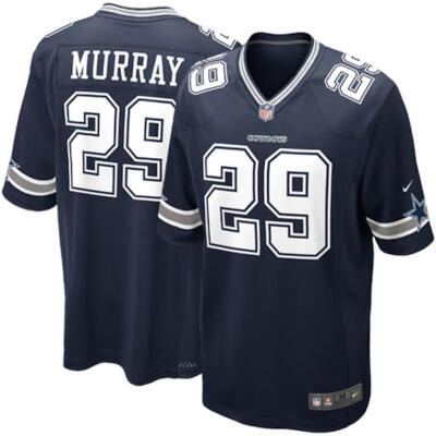 

Mens Football Jersey Dallas Cowboys DeMarco Murray Navy Blue Team Color Game Jersey