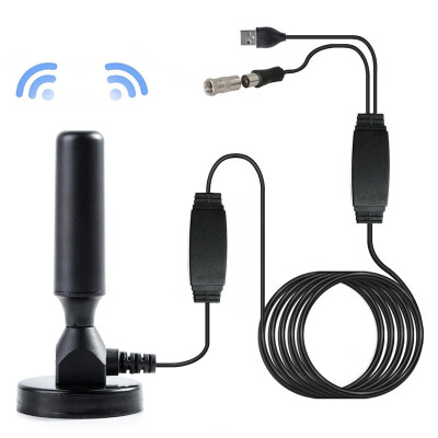 

1080P Digital TV Antenna Indoor Signal Receiver Amplifier TV Radius Surf Fox Antena HDTV Antennas Aerial Mini DVB-TT2