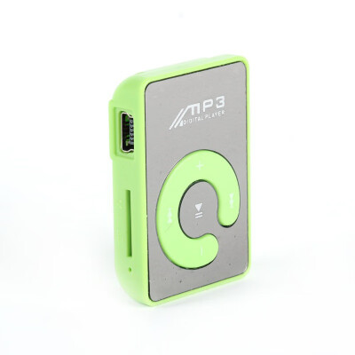 

EDAL Mp3 Player Mini Mirror Clip USB Digital Mp3 Music Player Support 8GB SD TF Card 6 Colors