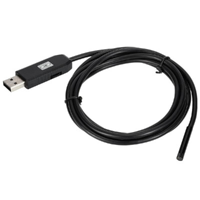 

OWSOO 6 LED 7MM Lens Endoscope IP67 Waterproof Inspection Borescope USB Wire Snake Tube Camera 6LEDS for OTG Compatible Android Sm
