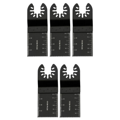 

Willstar 5Pcs Wood Mix Saw Blades Oscillating Carbon Steel Cutter Multi Tool