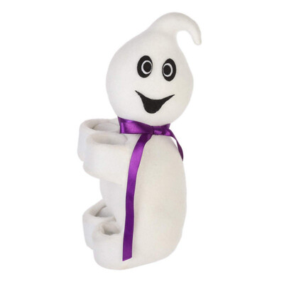 

Funny Hands Gift Festive Wine Bottle Cover White Ghost Hug Plush Doll With Slap Red Wine Champagne Bottle Cover