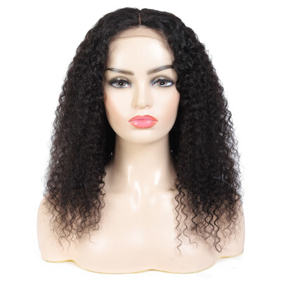 

Amazing Star Curly Wave Brazilian Virgin Human Hair Lace Front Wigs 4x4 Inch Curly Human Hair Lace Front Wigs Natural Color