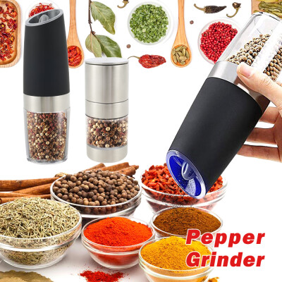 

Willstar Electric Stainless Steel Auto Salt Pepper Mill Set Grinder Shaker Kitchen Tools