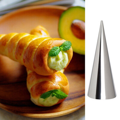 

Baking Cones Stainless Steel Spiral Croissant Tubes Horn Bread Pastry making Cake Molds Baking Supplies