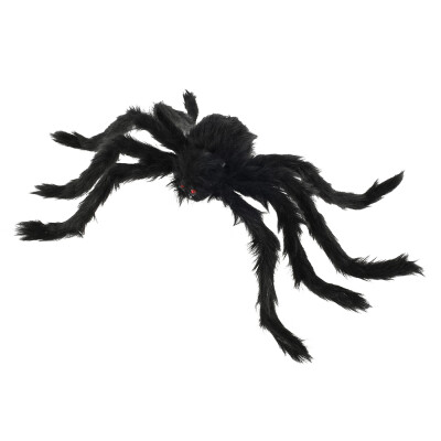 

Willstar 200CM66FT Plush Giant Spider Decoration Halloween Haunted House Garden Props