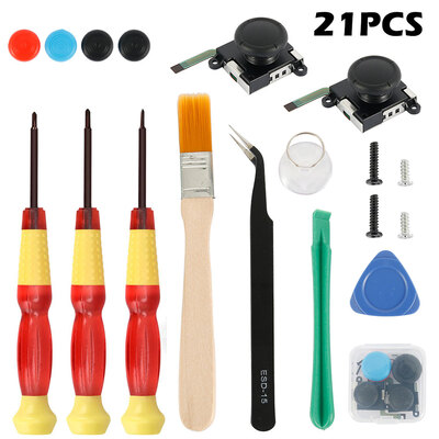 

Willstar 21PCS 3D Analog Joystick Thumb Stick for Nintendo Switch NS Joy-Con Replacement