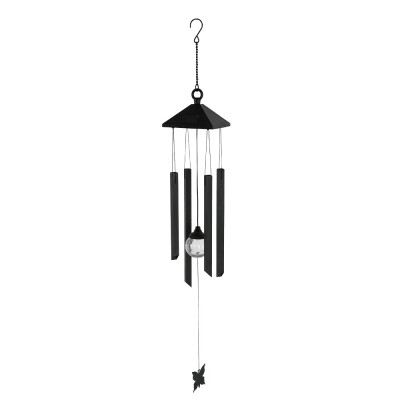 

Garden Colour Changing Hanging Solar Powered Light Wind Chime Spinner LED Lamp