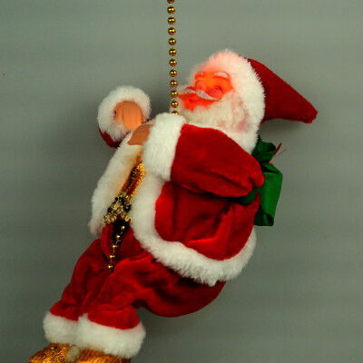 

Willstar Electric Climbing Santa Claus Christmas Xmas Music Figurine Party Decor