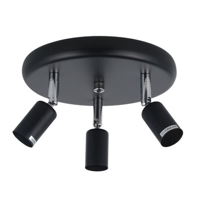 

Willstar 3 Way Adjustable Rotatable Modern Ceiling Light Base Fitting Spot Lights Decor Without light Bulbs