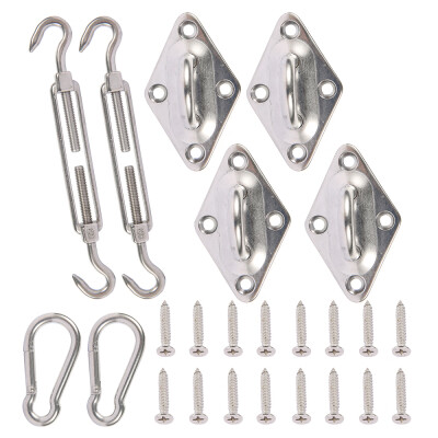 

Hammock stand hook Kit Stainless Steel Shade Sail Accessories Handy Shade Sail Fixing Set