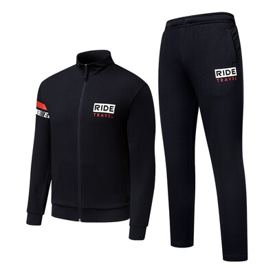 

Jordan mens wear life sports knit suit long-sleeved sweater trousers XWW3382549 black
