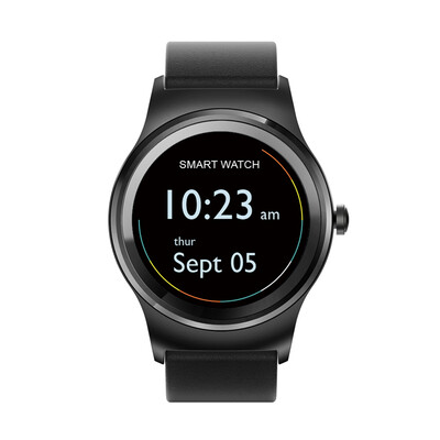

SMA Round Smart Watch 13-Inch IPS Display MTK2503A Activity Tracker Call Syncing Message Notification 300mAh 128MB64MB Music Con