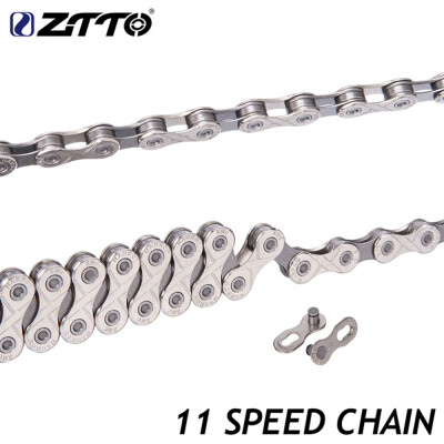 

Silver Mountain Bike Road Bicycle Accessories Practical Bicycle Chain for 11 Speed