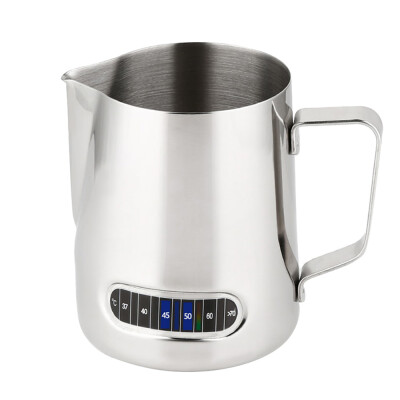 

600ML Stainless Steel Coffee Garland Cup Jug Espresso Coffee Pitcher Craft Latte Milk Frothing Jug