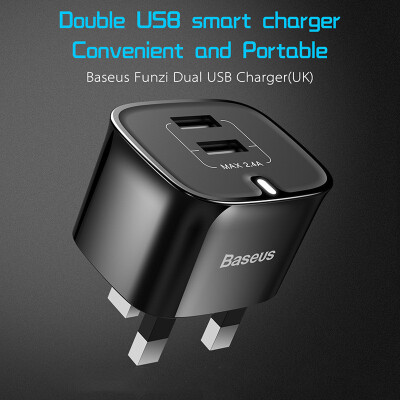 

iPhone Android Speed Charge Universal Plug Dual USB Charger 24A British Standard