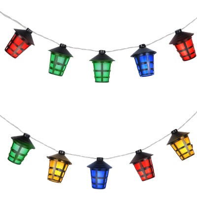 

Willstar 1Set LED Outdoor Coloured Xmas Festive Party Lanterns String Fairy Lights Decor Multicolor