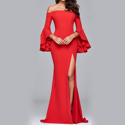 

Sexy High Slit Transformerinfinity Sheer Neck Low Bare Back Bridal Gown Custom Casual Party Robe Rockabilly DressesSexy High Slit