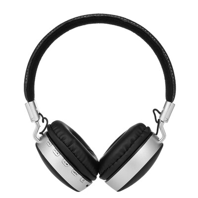 

MS-K4 Bluetooth Headphones Wireless Stereo Earphone Foldable Over Ear Headset 35mm AUX In FM Radio TF Card Slot w Microphone