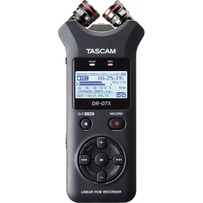 

TASCAM DR-07x professional recorder music learning class micro-film recording SLR microphone vlog radio mobile phone iphone microphone wedding mixer recording