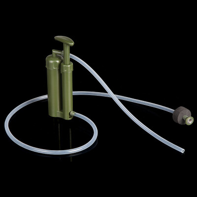 

Portable 01Micron ceramic 2000L Water Filter Kit Outdoor Camping Hiking Emergency Survival Gear Army green Straw Purifier Cleaner