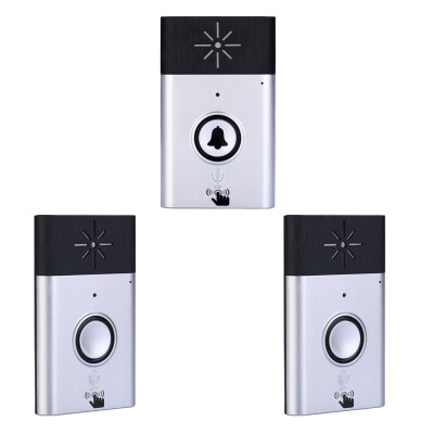 

Wireless Voice Intercom Doorbell 2-way Talk Monitor with 1Outdoor Unit Button 2 Indoor Unit Receiver Smart Home Security Door Be