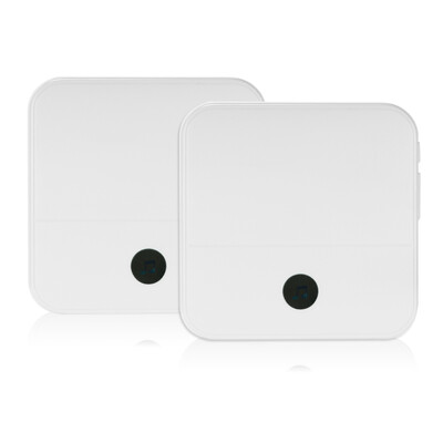 

2PCS US Wireless Doorbell Chime With LED 4 Levels Volume 52 Ringtones Compatible with Smart Video Doorbell