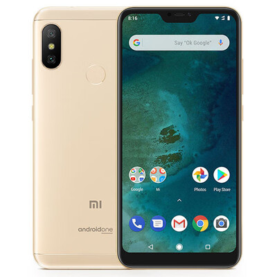 

Global Version Xiaomi Mi A2 Lite 4GB RAM 64GB ROM SmartPhone Snapdragon 625 Octa Core Dual Camera 584" Full Screen