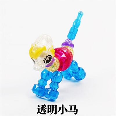 

Colorful Plastic Charm Bracelets Bangles For Little Girls Children Magic Animal Bracelets Deformation Bracelet